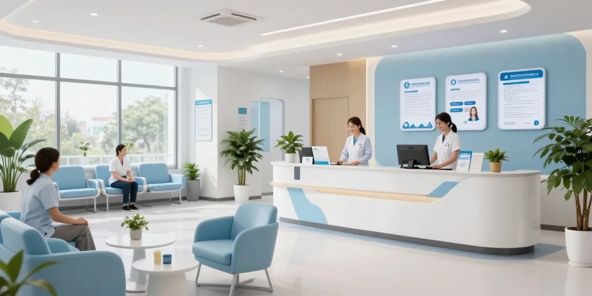 Maternity health insurance coverage at a modern healthcare clinic with compassionate patient care.