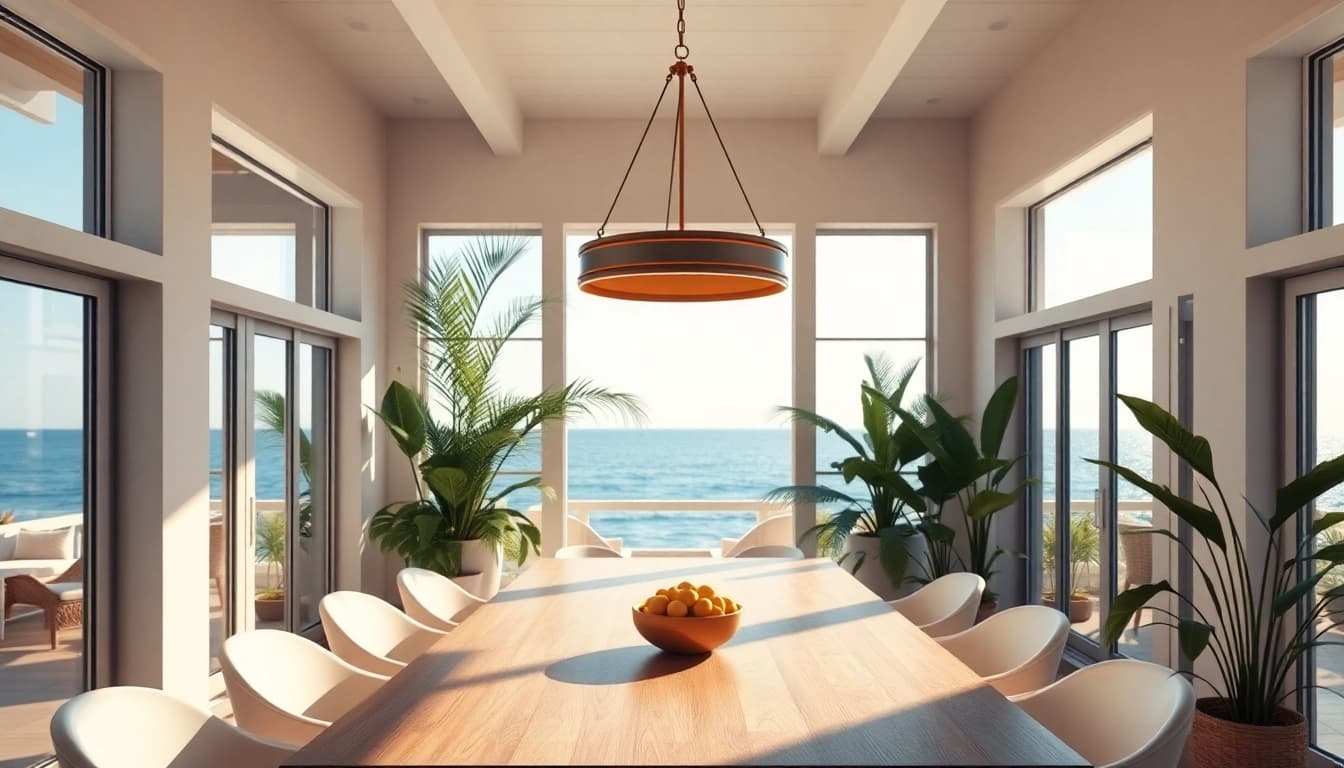 Enhance your space with a stunning island light that adds elegance and warmth.