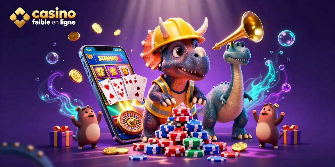 Jeu dynamique dans un casino fiable en ligne avec un tricératops et un parasaurolophus