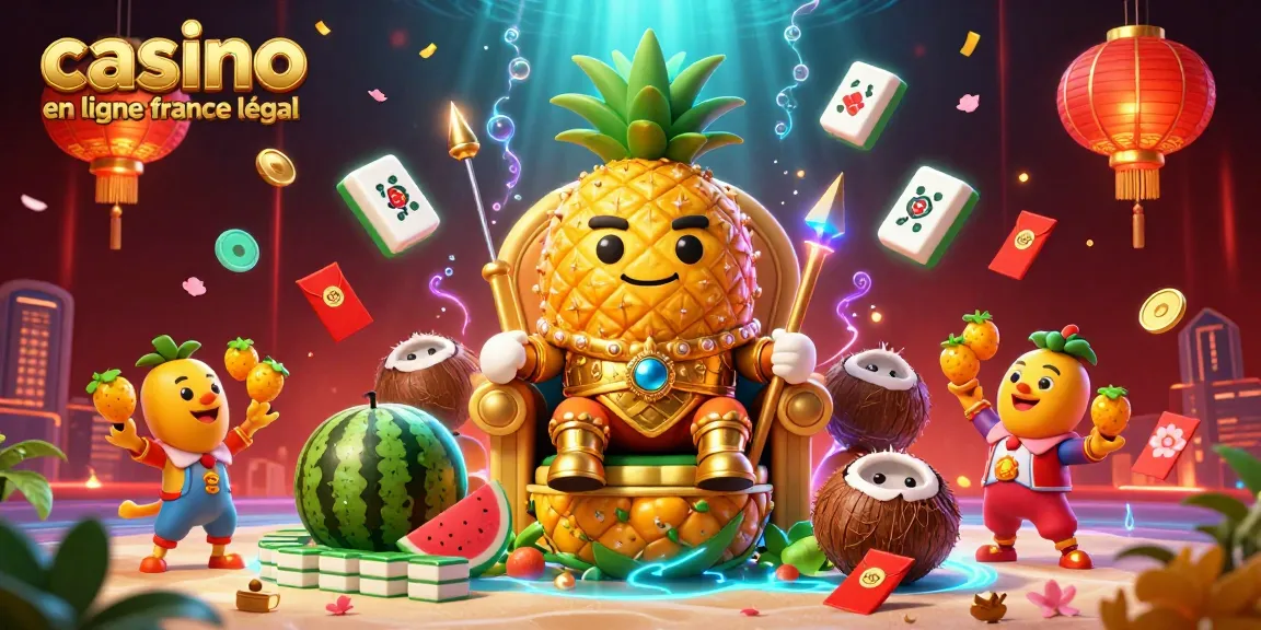 Le roi ananas et ses gardes offrent une expérience de casino en ligne légale en France vibrante avec des éléments de jeu.