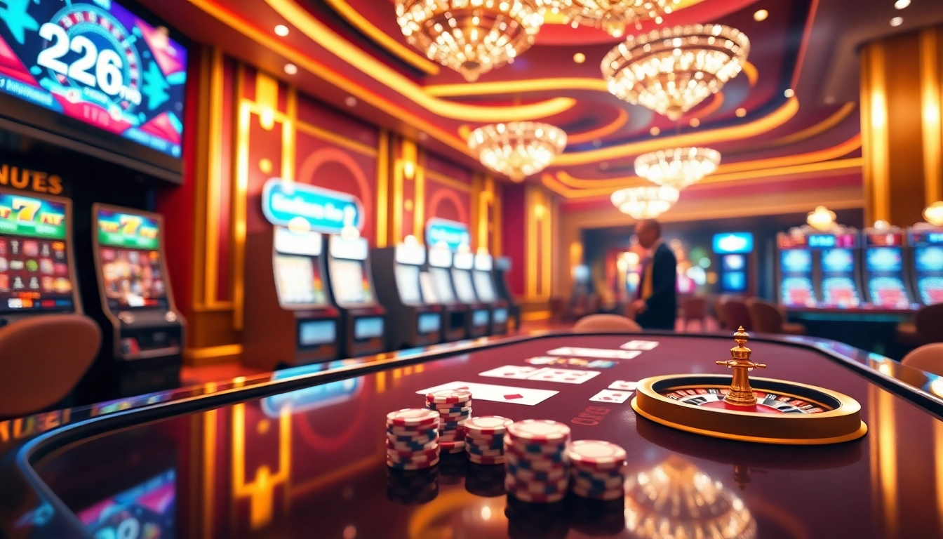 Vivez l'excitation du casino en ligne 2026 avec des tables de jeu interactives et des machines à sous vibrantes.