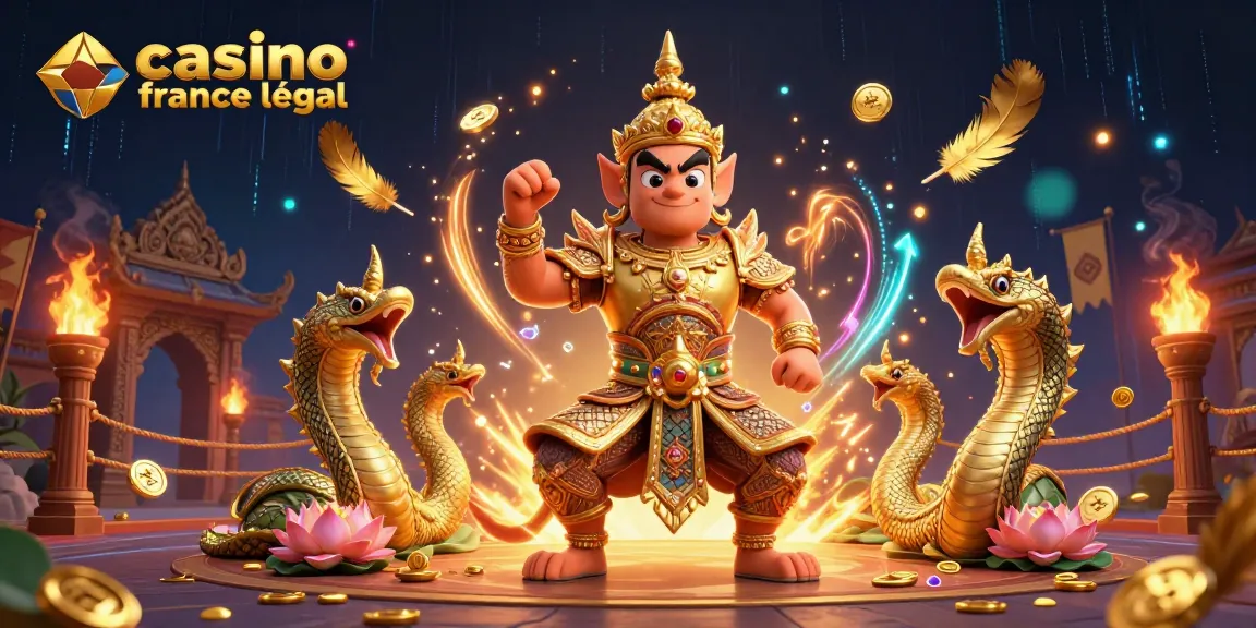 Jouez dans un casino en ligne France légal avec des personnages colorés et des éléments de jeu captivants.