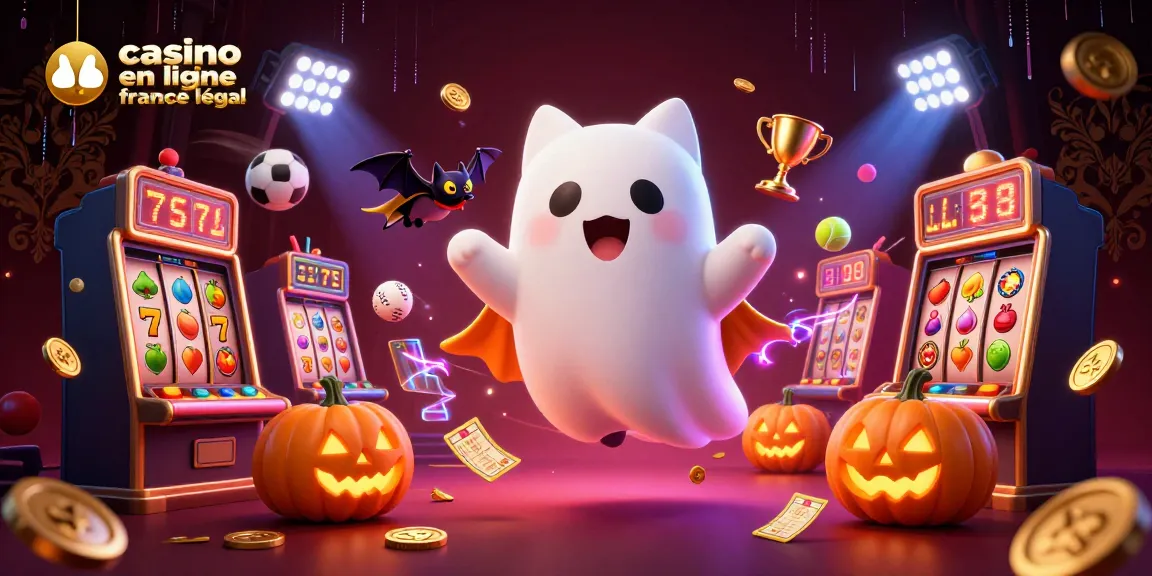 Découvrez l'univers des jeux avec un casino en ligne légal en France, un chat fantôme dans un casino.