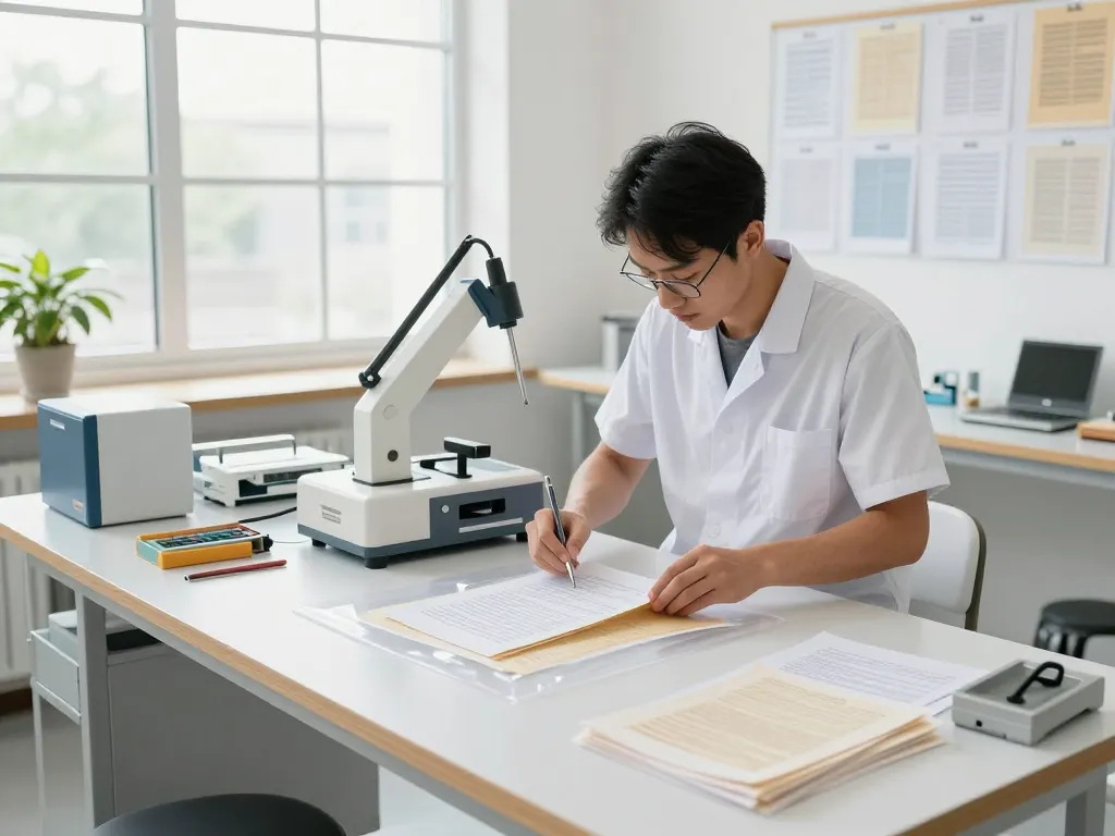 Document restoration process demonstrating dịch vụ bóc ép plastic with advanced techniques ensuring preservation.