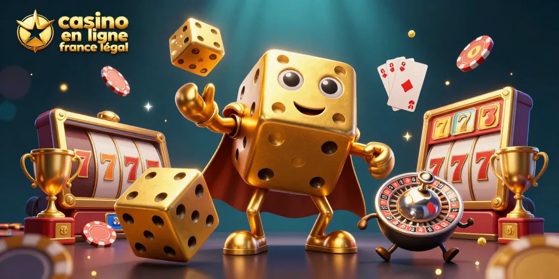 Jouer sur casino en ligne France légal avec un golem de dés dorés et des jackpots éclatants.