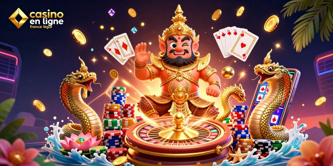 Faites des gains avec des jeux dans un casino en ligne France légal, pleine d'énergie et d'éléments dynamiques.