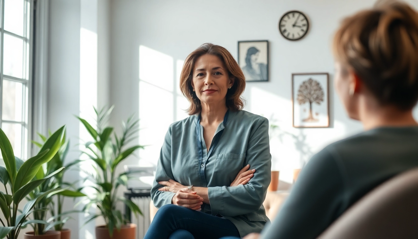 Donna Morgan Counselling session featuring a compassionate therapist and a calming environment.