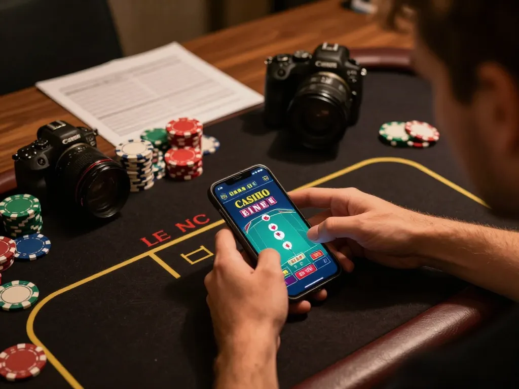 Engaging live dealer gameplay at migliori casino online europei live, captured on a smartphone, highlighting player interaction.