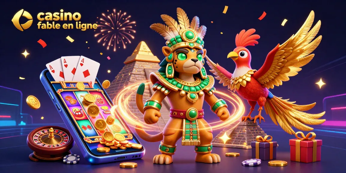 Casino fiable en ligne : illustration dynamique avec un prêtre jaguar et des éléments de jeux
