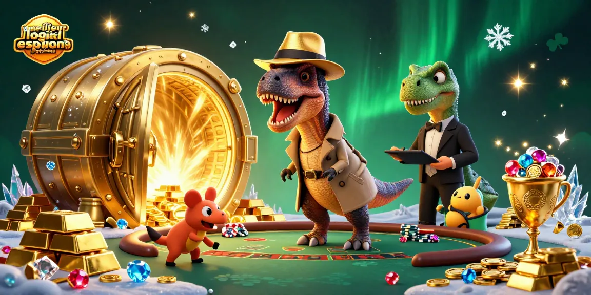 Illustration dynamique sur le meilleur logiciel espion téléphone avec des personnages de casino en pleine action.