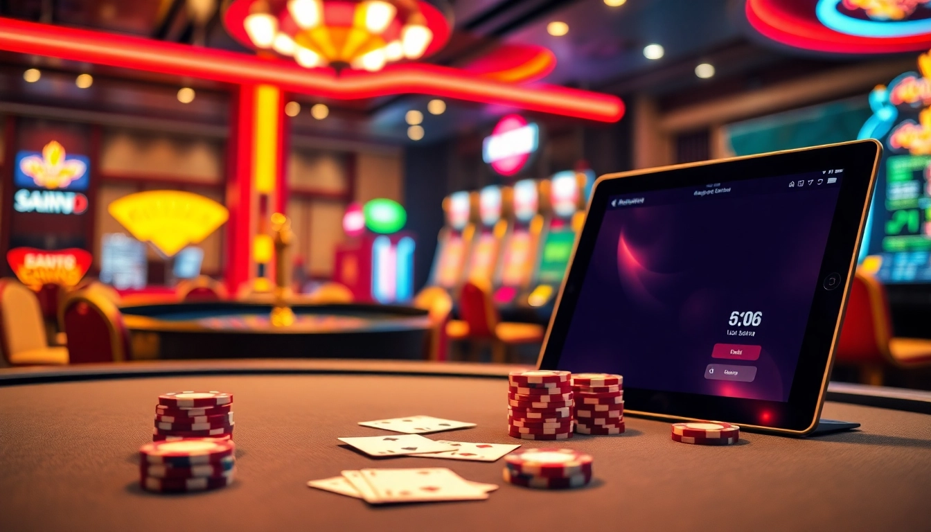 Vivez l'excitation du casino en ligne 2026 avec des tables de jeu interactives et une atmosphère luxueuse.