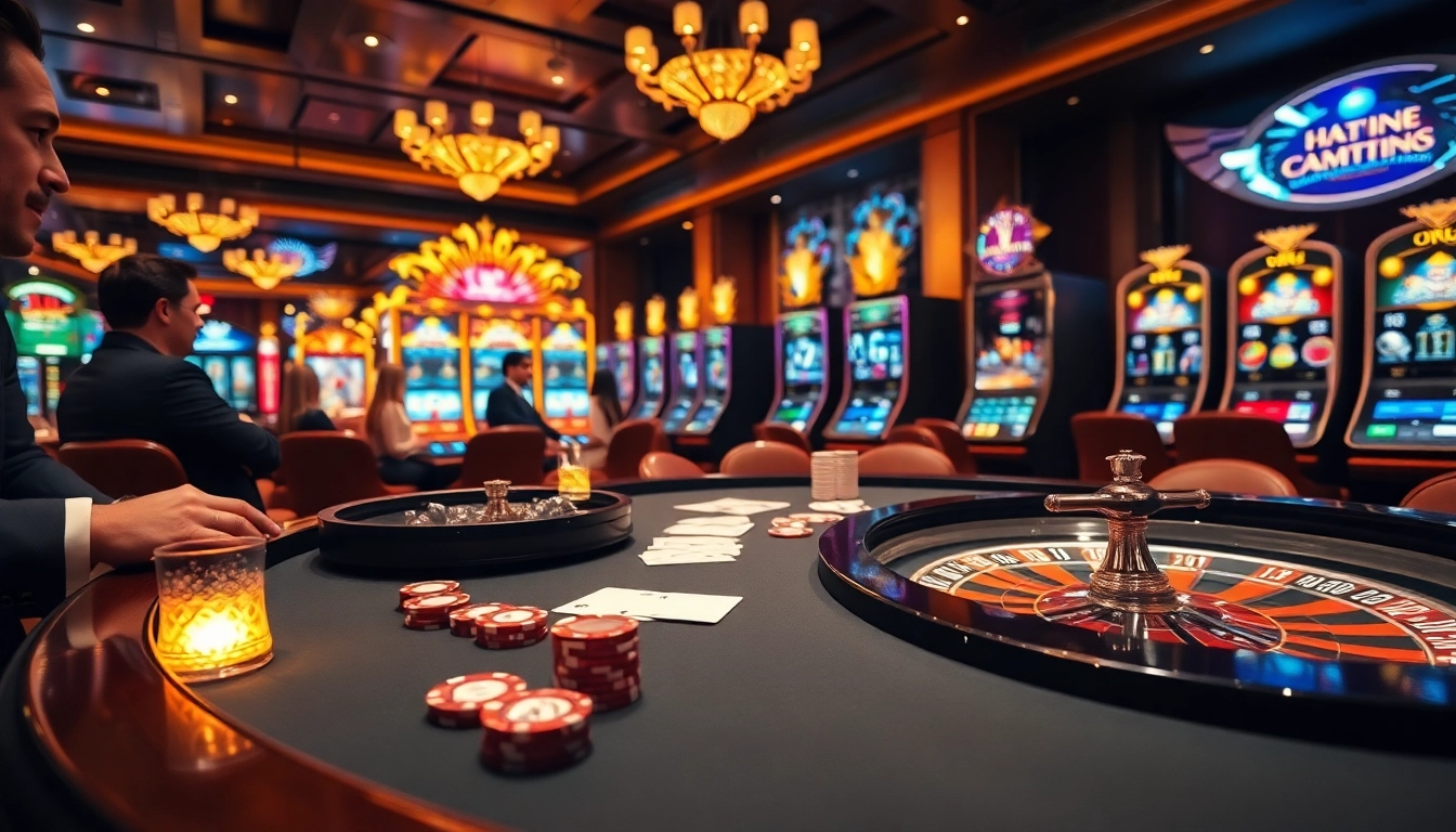 Experience luxury gaming at trang chủ go8 with vibrant casino tables and thrilling gameplay.