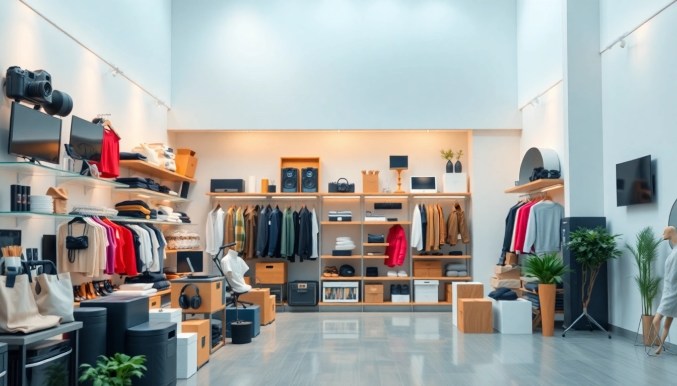 Showcasing a diverse range of products in a professional Multi-Store digital storefront.