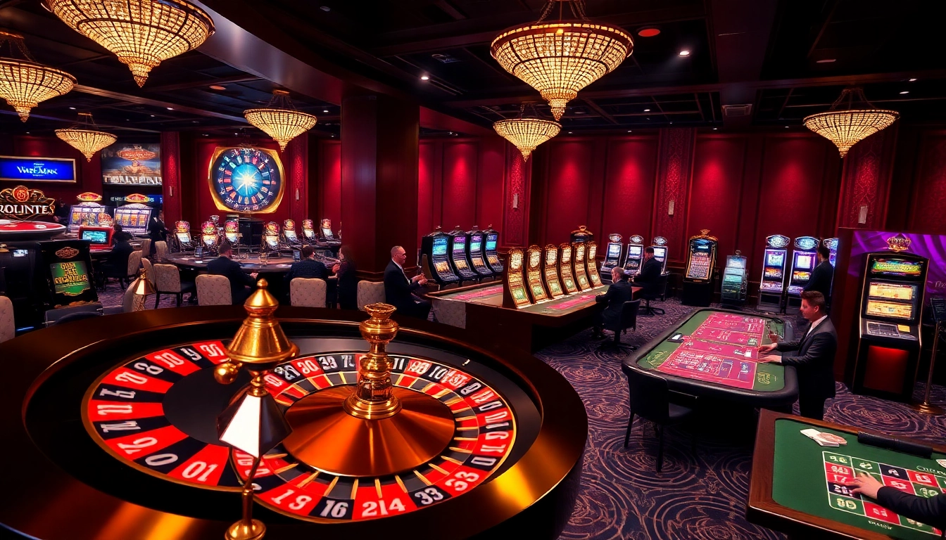 Vivez une expérience de jeu palpitante au casino en ligne 2026 avec des roues de roulette vibrantes et des tables élégantes.