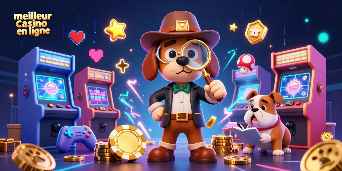 Explorez le meilleur casino en ligne avec des indices captivants de détectives et des éléments de jeu.