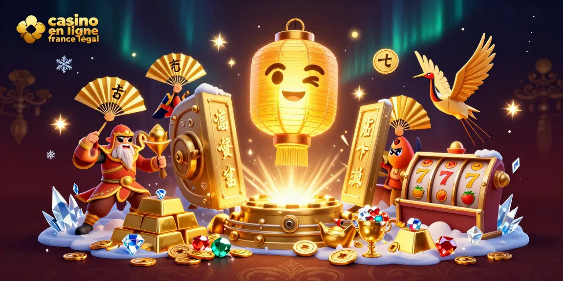 Profitez de l'expérience immersive du casino en ligne légal en France avec une illustration 3D riche en détails.