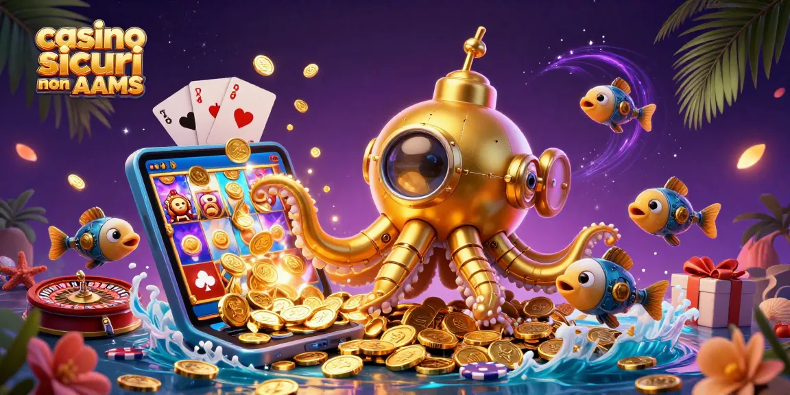 Giocando nei casino sicuri non AAMS, una nave ibrida in cerca di tesori tra monete d'oro.