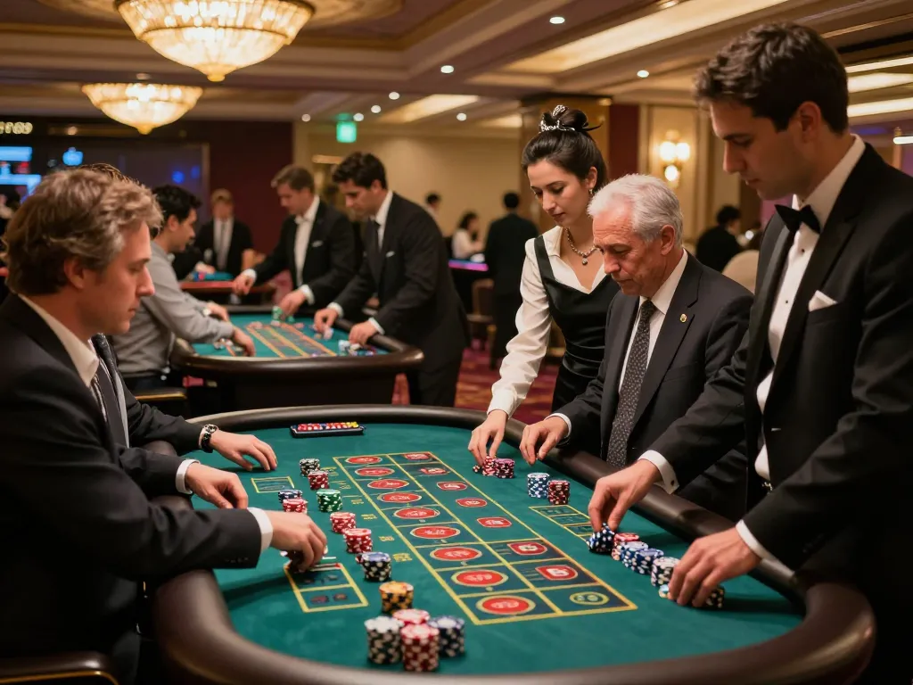 Engaging atmosphere at ROKOK88 slot tables highlights strategic plays and thrilling interactions.