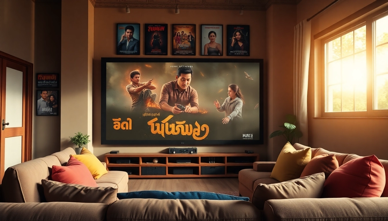 ดูหนังออนไลน์ในห้องนั่งเล่นที่อบอุ่นพร้อมบรรยากาศเป็นกันเอง
