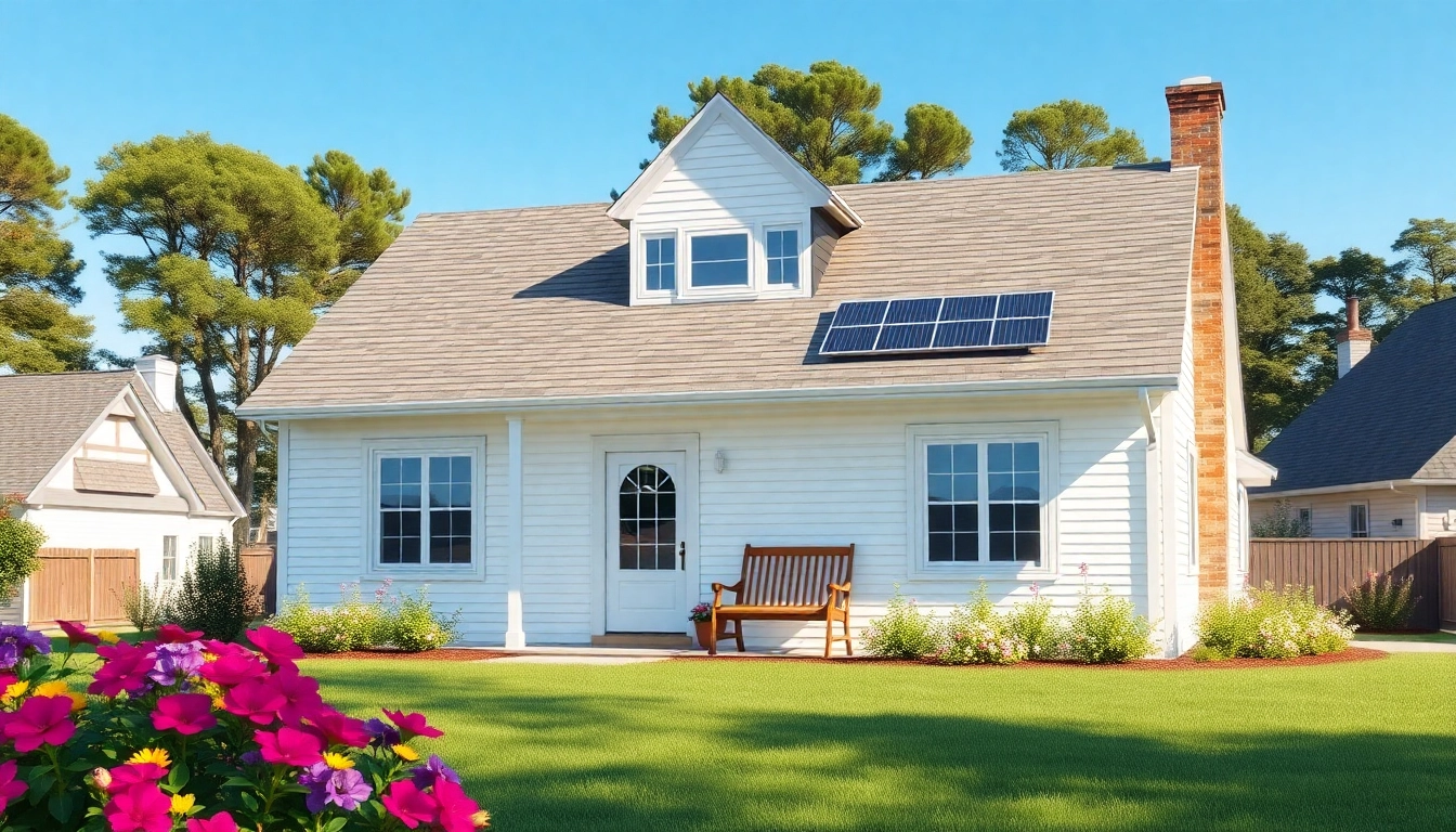 Stunning Cape Style Home In-Law Addition showcasing charming architecture and a welcoming garden.