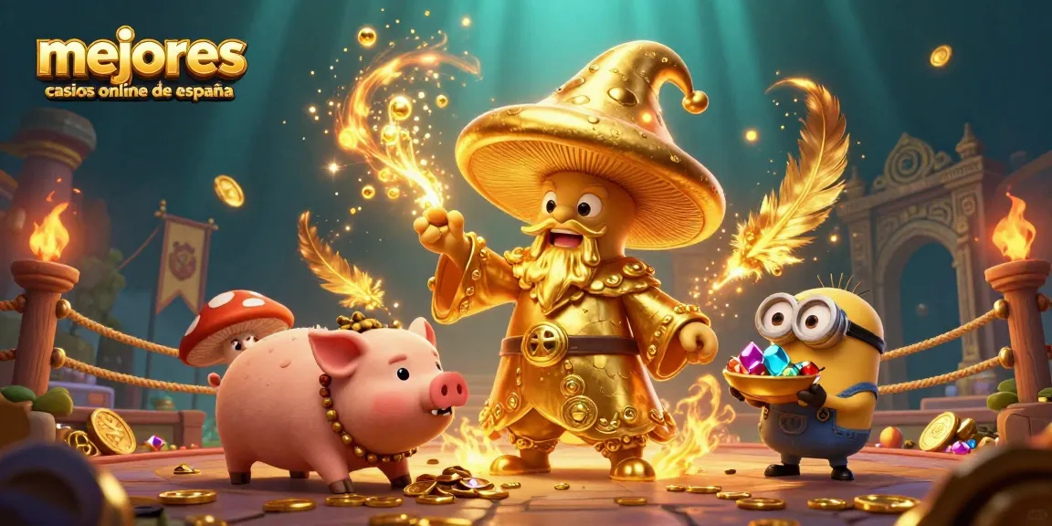 Explora los mejores casinos online de España con un mágico y vibrante diseño 3D lleno de detalles.