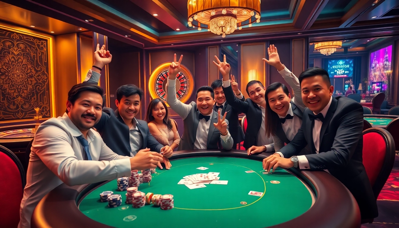 Playing poker at a luxurious casino table, mm88 vin experiences await.