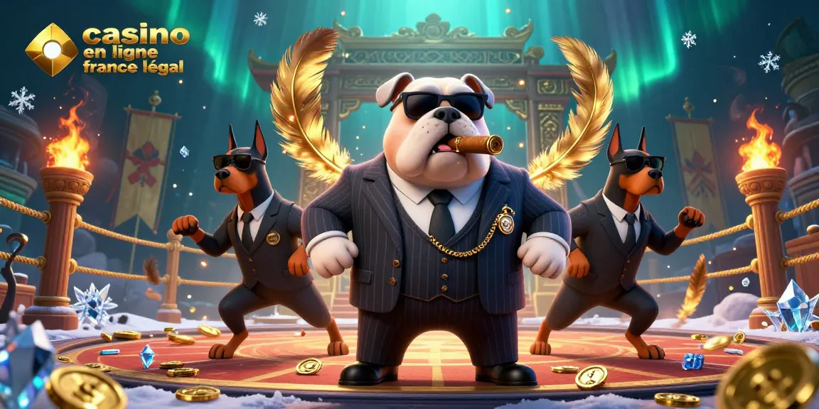 Vivez l'expérience du casino en ligne France légal avec ce bulldog mafieux dans une ambiance de jeu palpitante.