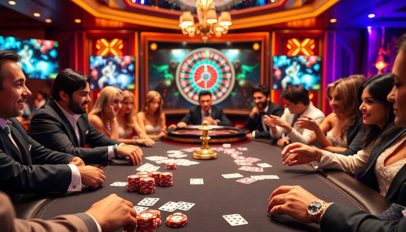 Engage with sex ai at an exciting poker table, featuring vibrant cards and high-stakes action.