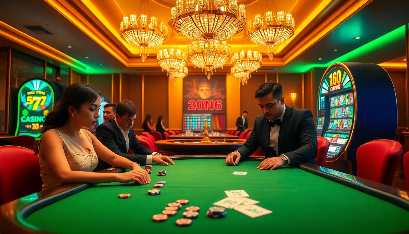 Découvrez l'excitation du casino en ligne 2026 avec des jeux vibrants, des tables de poker et des machines à sous modernes.