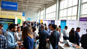 Network with opportunities through a free job post new york setting emphasizing professional engagement.