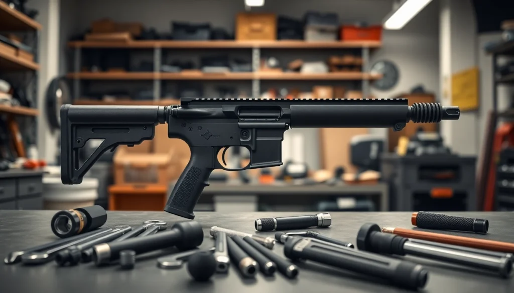 Assembling pf940v2 frame kit in a well-lit workshop, showcasing its details and tools.