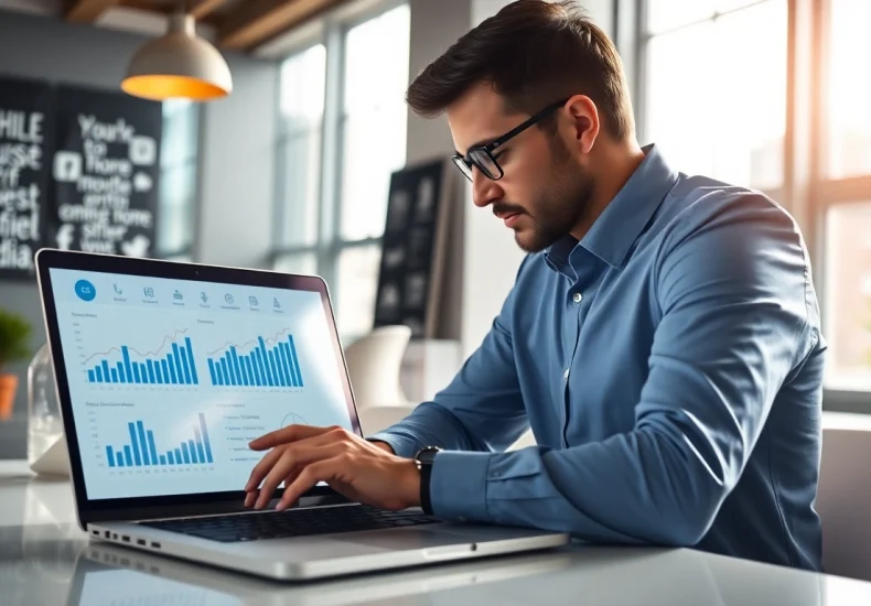 Analyze the Instagram smm panel features and benefits in a modern office setting.