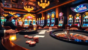 Experience luxury gaming at trang chủ go8 with vibrant casino tables and thrilling gameplay.