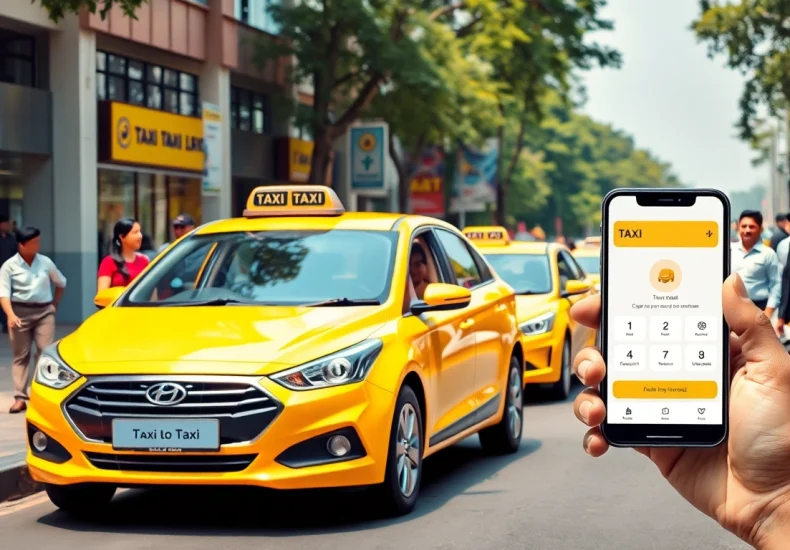 Gurgaon Taxi Service with a clean vehicle and friendly driver, showcasing urban transportation.